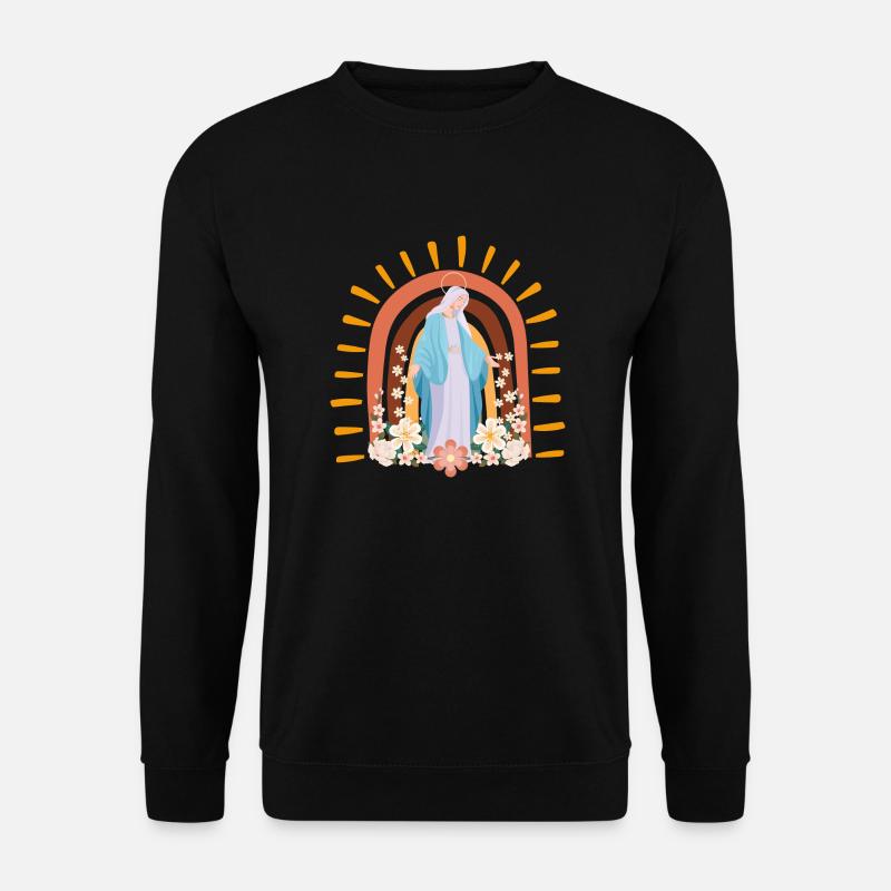 Lourdes - Unisex Pullover - Schwarz