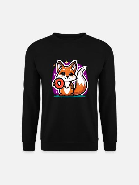 Entzückender Zero No More Fox - Unisex Pullover - Schwarz