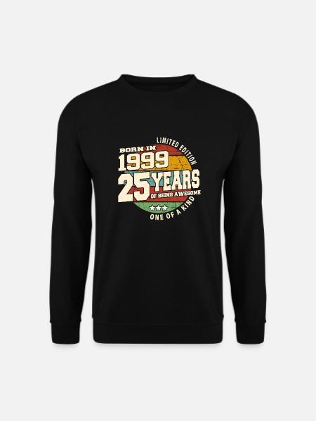 1999 Vintage Retro Classique 25 ans - Sweat-shirt Unisexe - noir