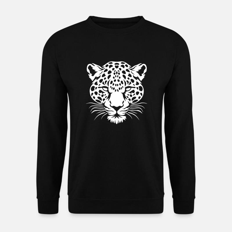 Leopard - Unisex Pullover - Schwarz