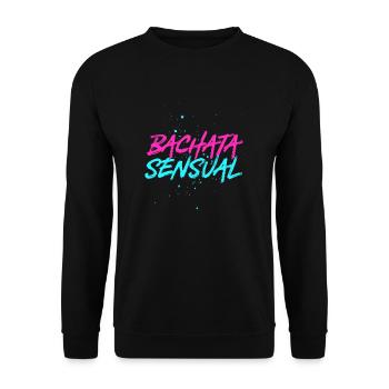 Bachata sensual - Sweat-shirt Unisexe - noir - Devant - Alina (178cm) & Michal (187cm)