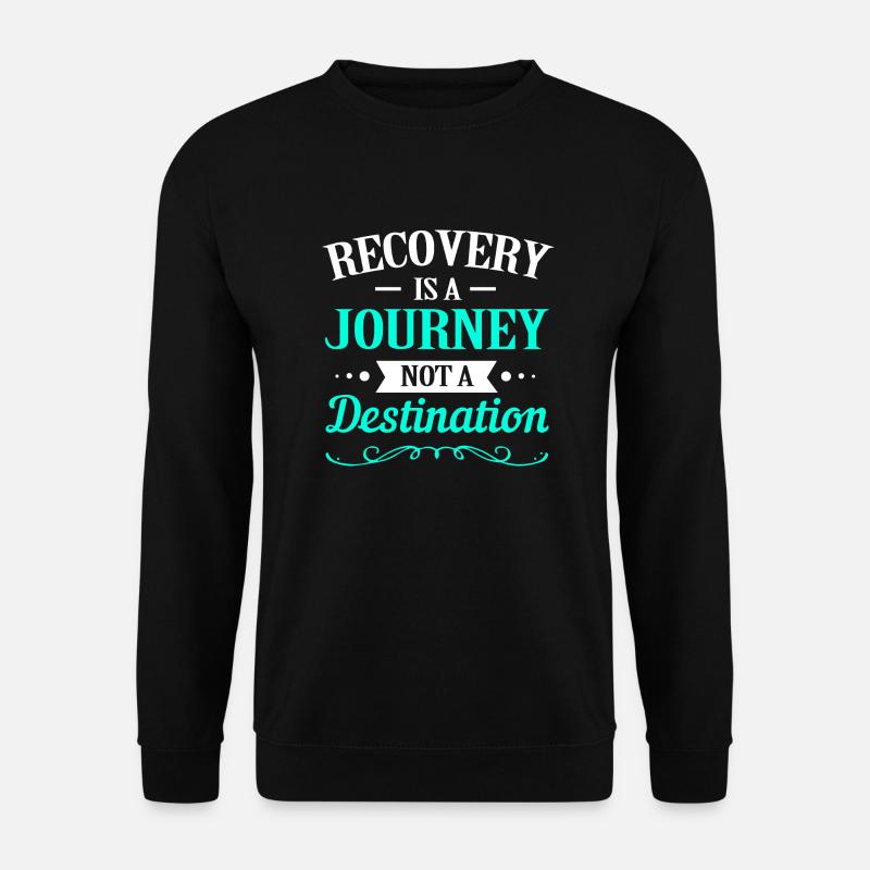 Drogenfrei Sucht Süchtig - Unisex Pullover - Schwarz