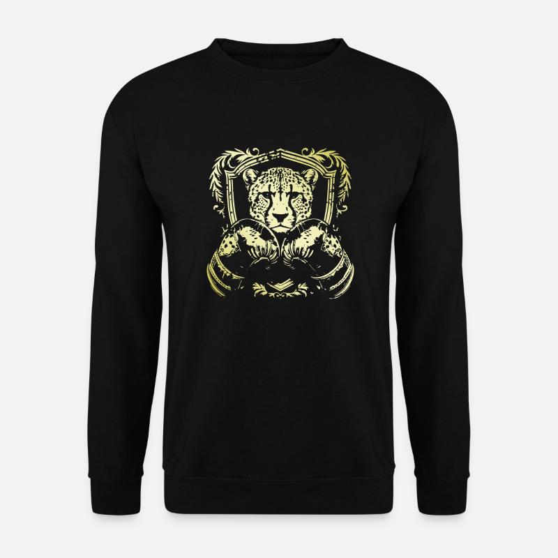 Cheetah Boxer - Unisex Sweatshirt - black