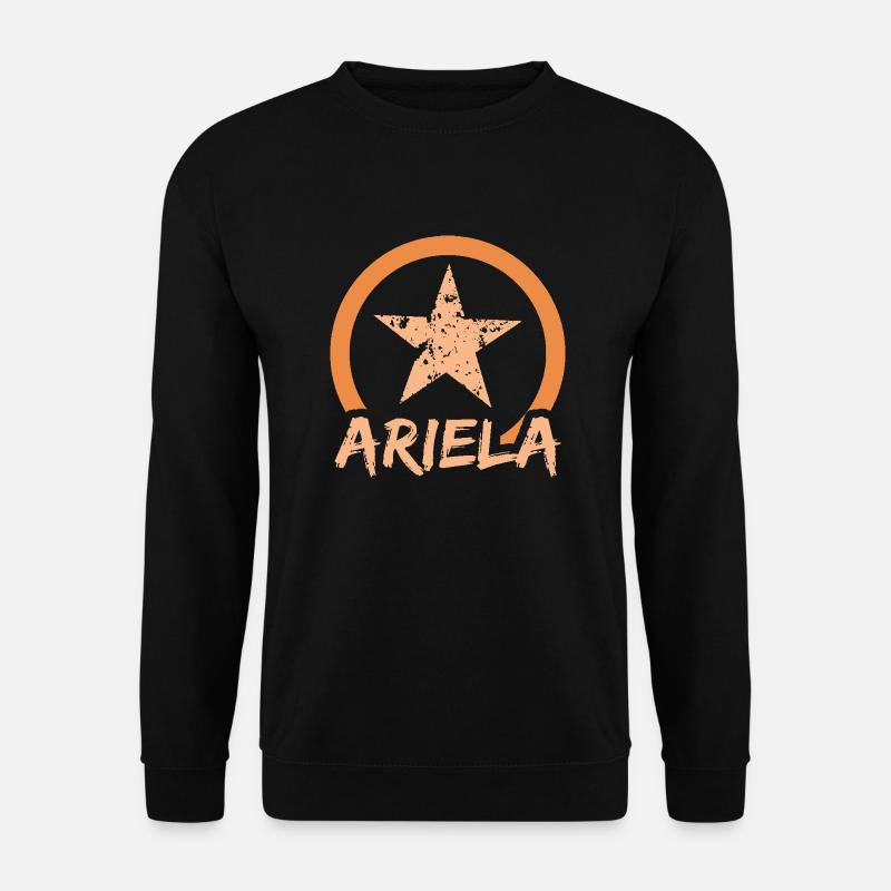 Vorname Ariela - Unisex Pullover - Schwarz