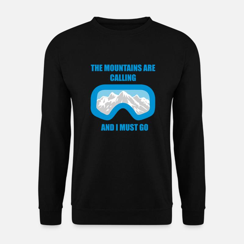 Berge - Unisex Pullover - Schwarz
