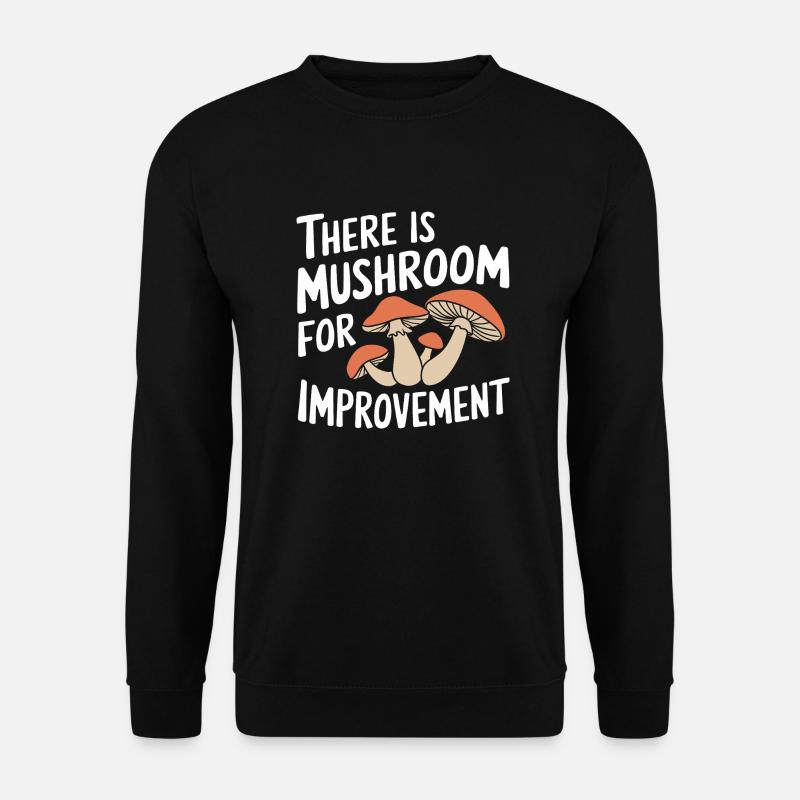 Champignons Champignons Champignon Champignon - Sweat-shirt Unisexe - noir