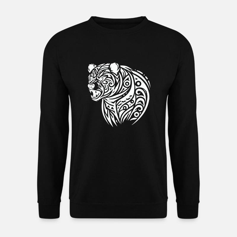 Bear Grizzly - Unisex Sweatshirt - black