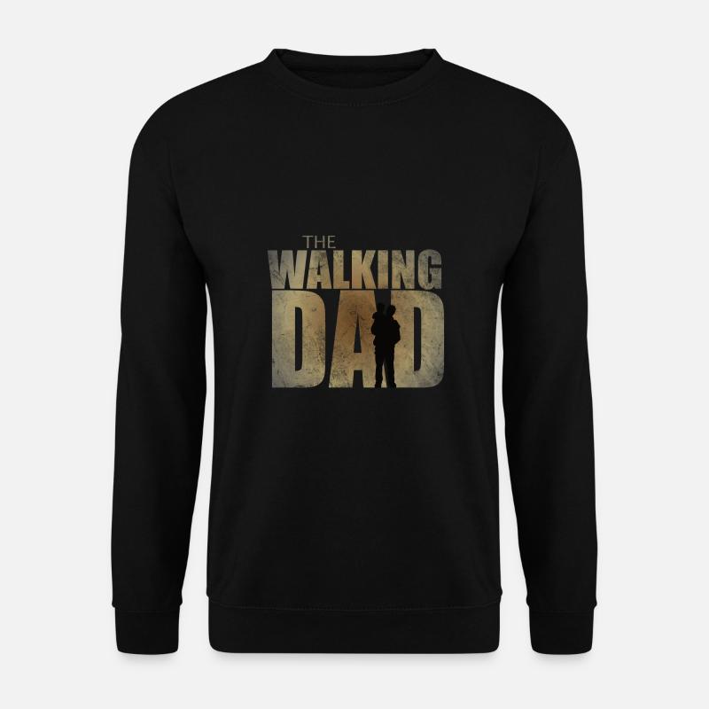 The Walking Dad Geschenk für werdende Papas - Unisex Pullover - Schwarz