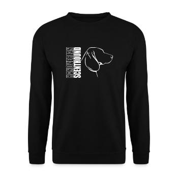 HANOVERIAN SCENTHOUND Profil Chiens Wilsigns - Sweat-shirt Unisexe - noir - Devant - Alina (178cm) & Michal (187cm)