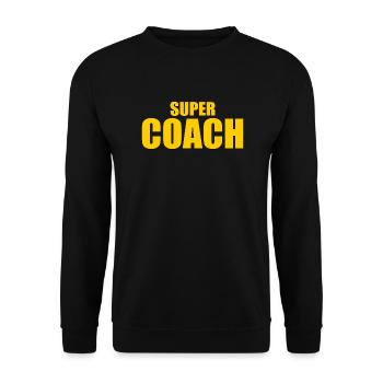 Coach - Unisex Sweatshirt - black - Front - Alina (178cm) & Michal (187cm)