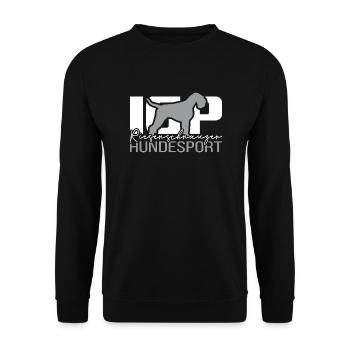 IGP RIESENSCHNAUZER HUNDESPORT Wilsigns Hunde - Unisex Pullover - Schwarz - Vorne - Alina (178cm) & Michal (187cm)