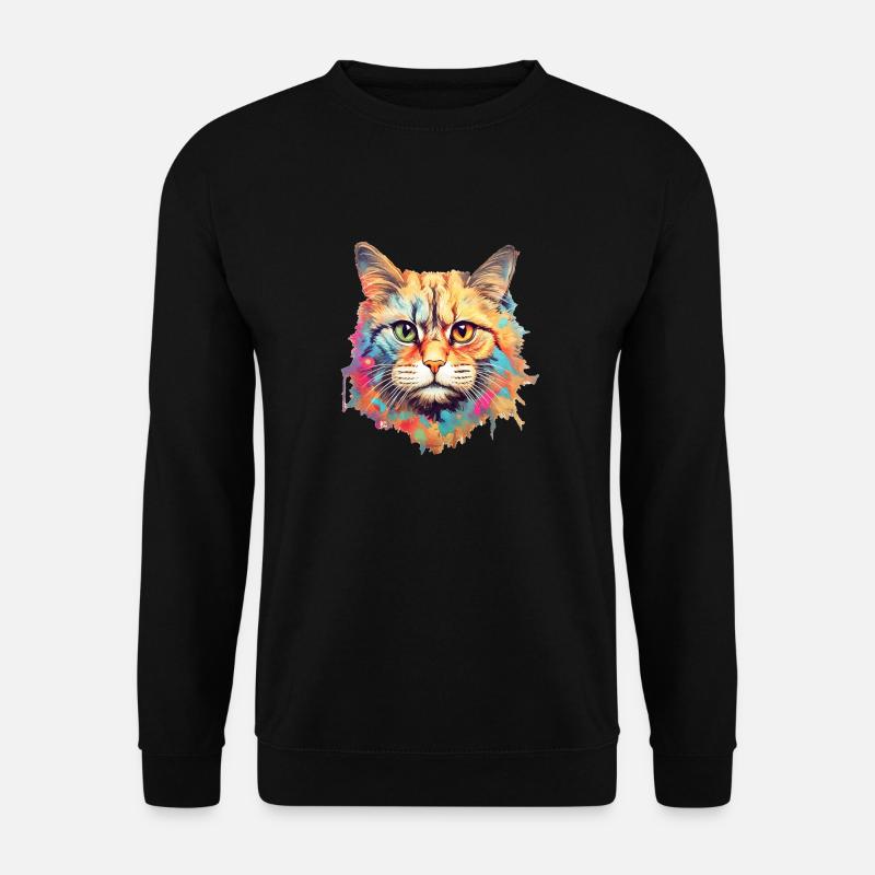 Cat - Unisex Sweatshirt - black