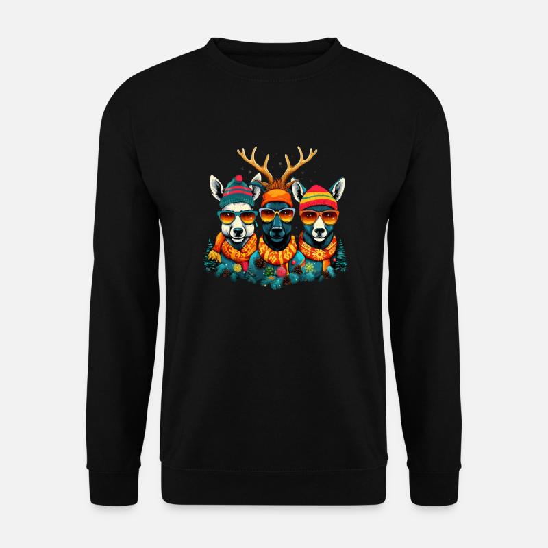 Merry Christmas Ugly - Unisex Pullover - Schwarz