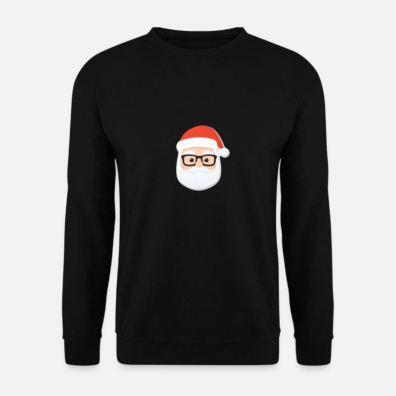 Weihnachtsmann - Illustration - Unisex Pullover - Schwarz