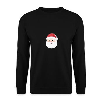 Santa Claus - illustration - Unisex Sweatshirt - black - Front - Alina (178cm) & Michal (187cm)