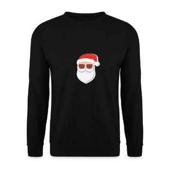 Santa Claus - illustration - Unisex Sweatshirt - black - Front - Alina (178cm) & Michal (187cm)