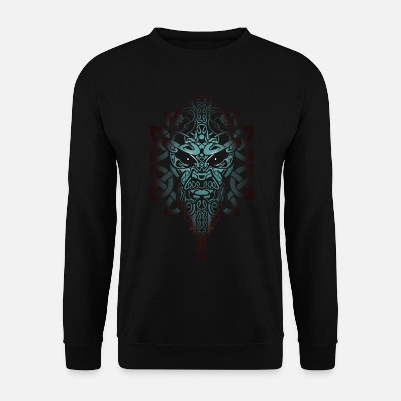 viking celtic raidho north shirt design s - Sweat-shirt Unisexe - noir