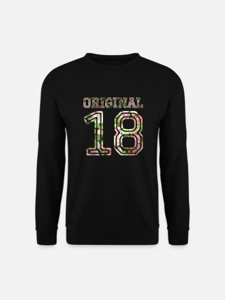 18 - Unisex Pullover - Schwarz