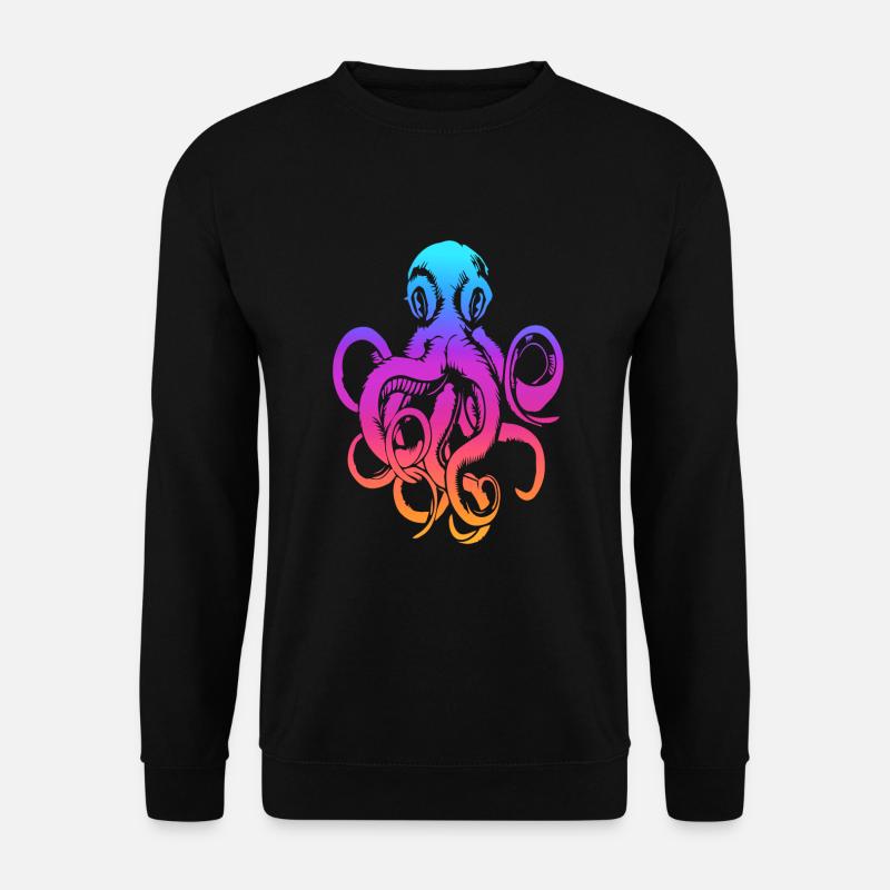 Oktopus - Tentakel - Tintenfisch - Unisex Pullover - Schwarz