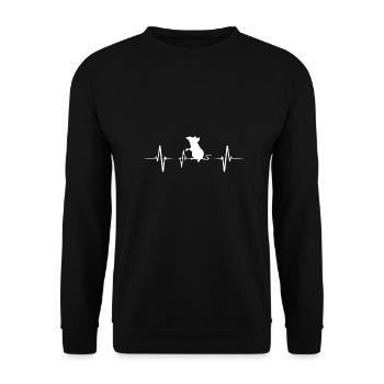Pulse Rat Gift Pet disant - Sweat-shirt Unisexe - noir - Devant - Alina (178cm) & Michal (187cm)