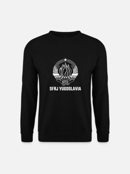 Yugoslavia Jugo SFRJ Kosovo Geschenk Tito - Unisex Pullover - Schwarz