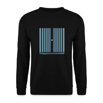 Nyow cadeau Doppler effet physique physicien vague - Sweat-shirt Unisexe - noir - Devant - Alina (178cm) & Michal (187cm)