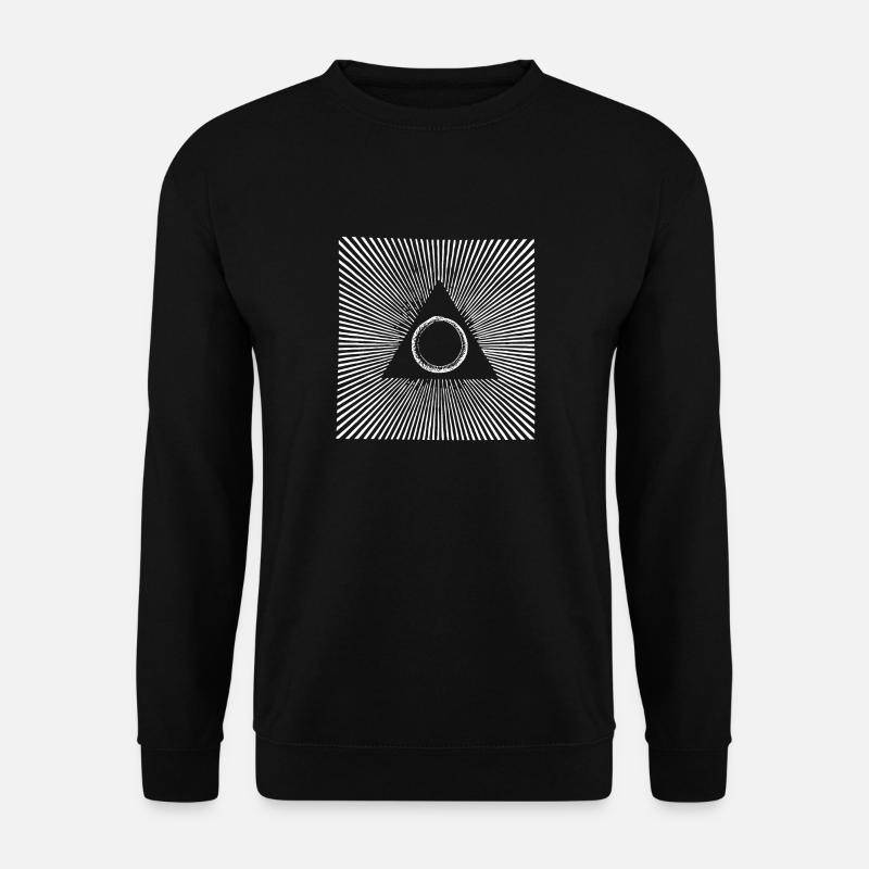 Occult Psychedelic Graphic Design - Unisex Sweatshirt - black