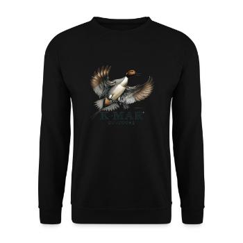 KMAR Pintail - Unisex Pullover - Schwarz - Vorne - Alina (178cm) & Michal (187cm)