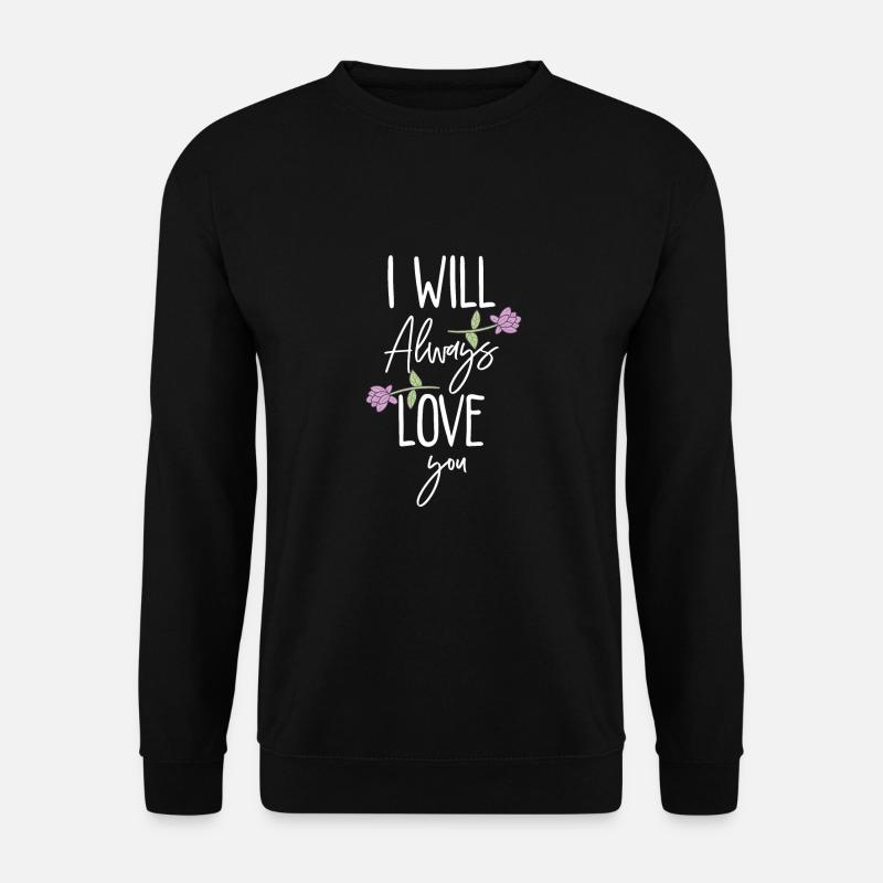 romantic love proof - Unisex Sweatshirt - black