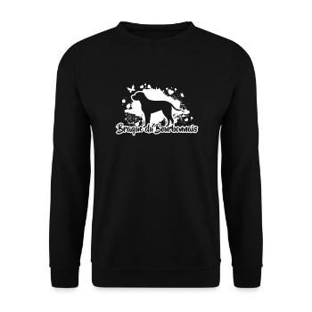 BRAQUE DU BOURBONNAIS Hunde Jagdhunde Wilsigns - Unisex Pullover - Schwarz - Vorne - Alina (178cm) & Michal (187cm)