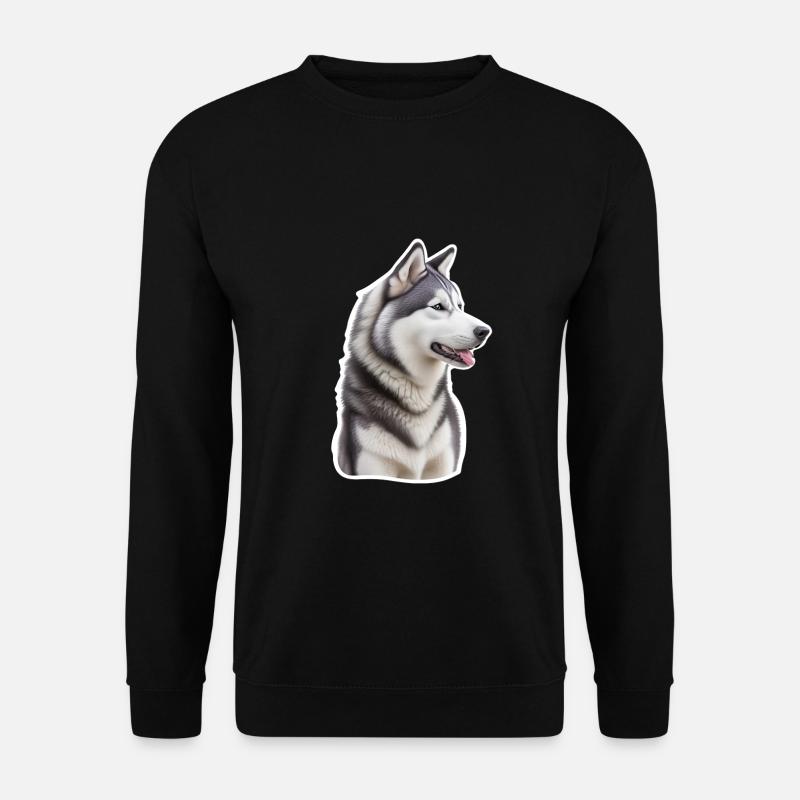 Husky - Unisex Sweatshirt - black