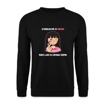 Fil-Am Crush Design pour les fiers Pinoys - Sweat-shirt Unisexe - noir - Devant - Alina (178cm) & Michal (187cm)