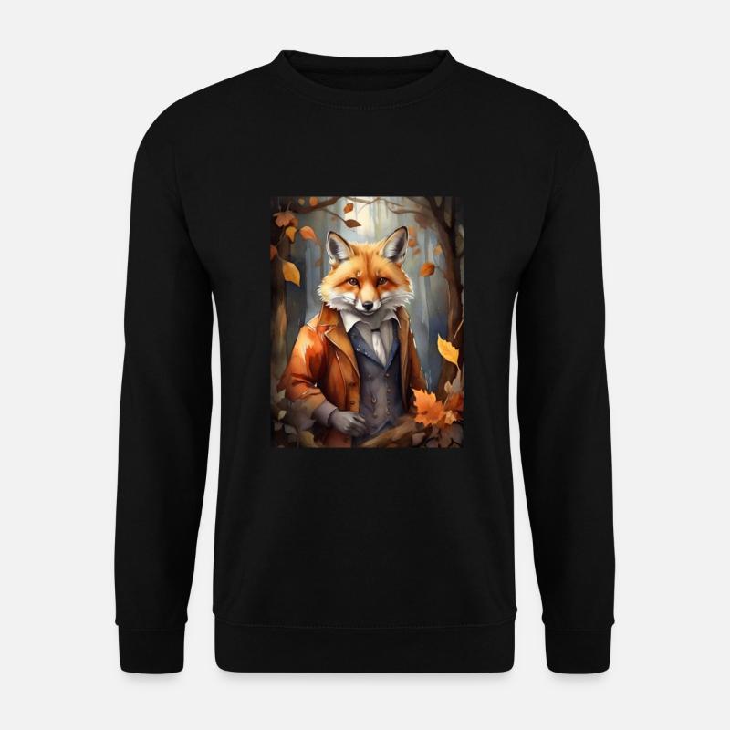 fox - Unisex Sweatshirt - black