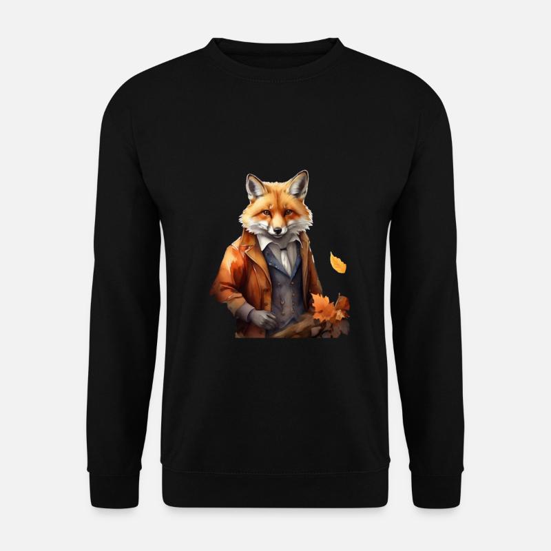 fox2 - Unisex Sweatshirt - black