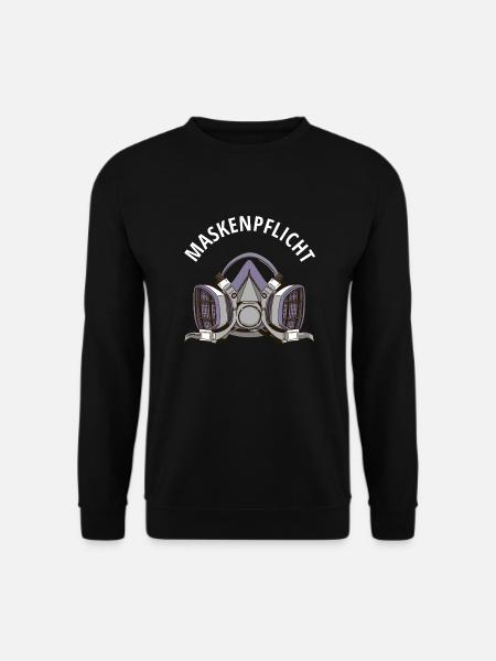 Maskenpflicht Lackiermaske Lackierer Auto KFZ - Unisex Pullover - Schwarz