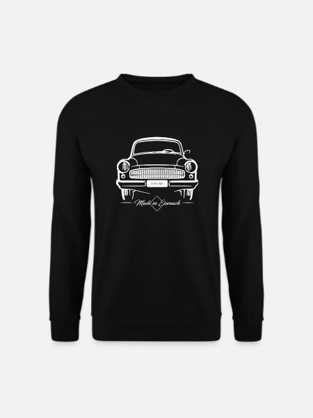 Wartburg 311 - Made in Eisenach - DDR - Unisex Pullover - Schwarz