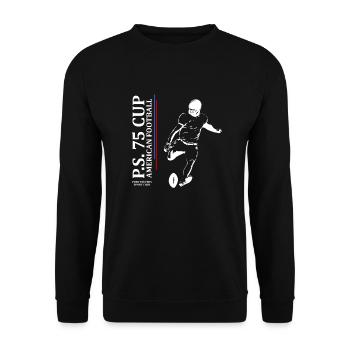 American Football - Unisex Pullover - Schwarz - Vorne - Alina (178cm) & Michal (187cm)