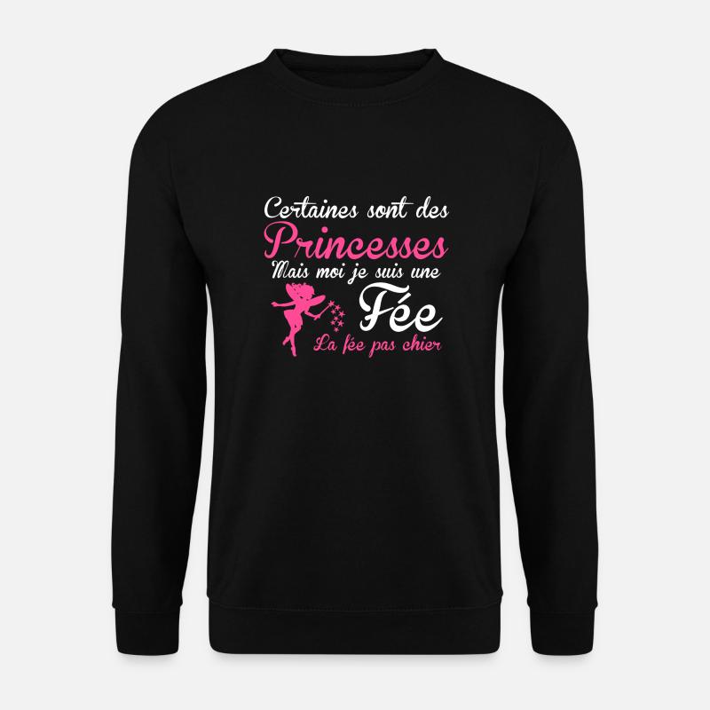 la fée pas chier - Unisex Pullover - Schwarz