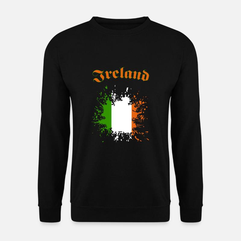 Ireland Irland - Unisex Pullover - Schwarz