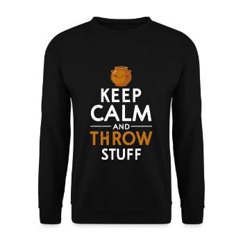 Potters - Unisex Sweatshirt - black - Front - Alina (178cm) & Michal (187cm)