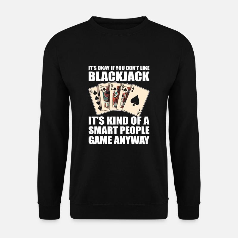 Blackjack Black Jack - Unisex Pullover - Schwarz
