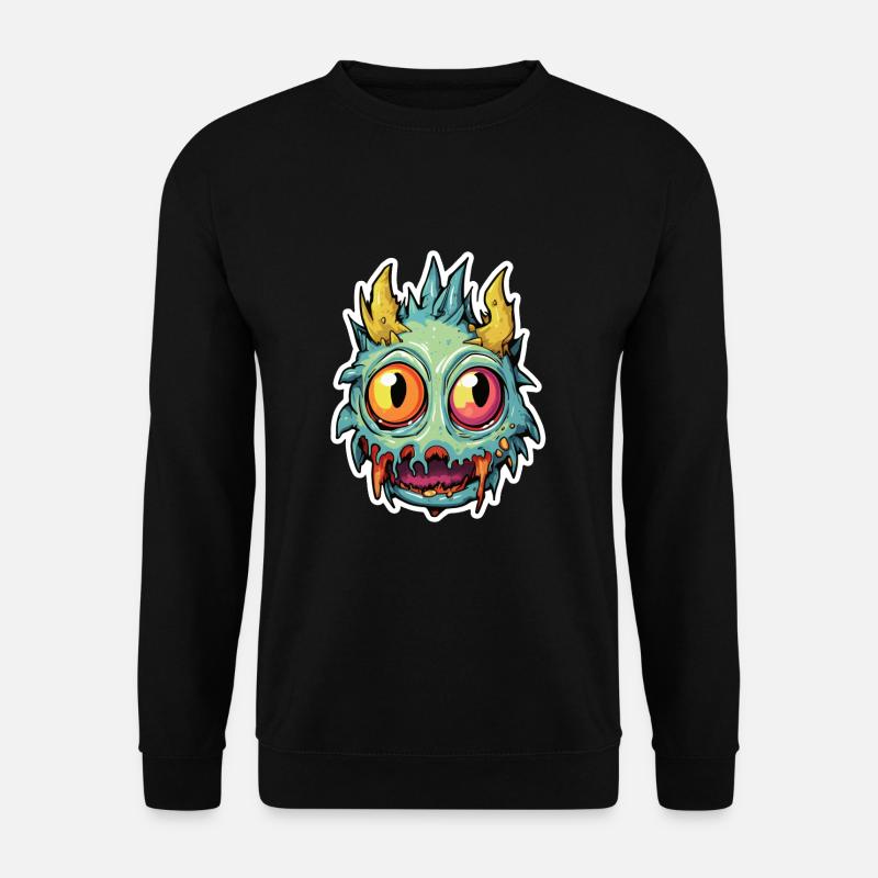 Halloween Mönsterchen - Unisex Pullover - Schwarz