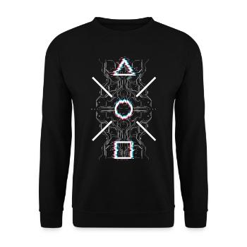 Next Gen 2020 by ART8NS - Unisex Sweatshirt - black - Front - Alina (178cm) & Michal (187cm)