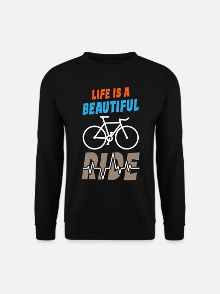 Life is Beautiful Ride - Unisex Sweatshirt - black