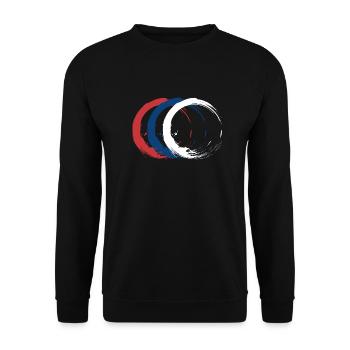 Serbia - Unisex Sweatshirt - black - Front - Alina (178cm) & Michal (187cm)