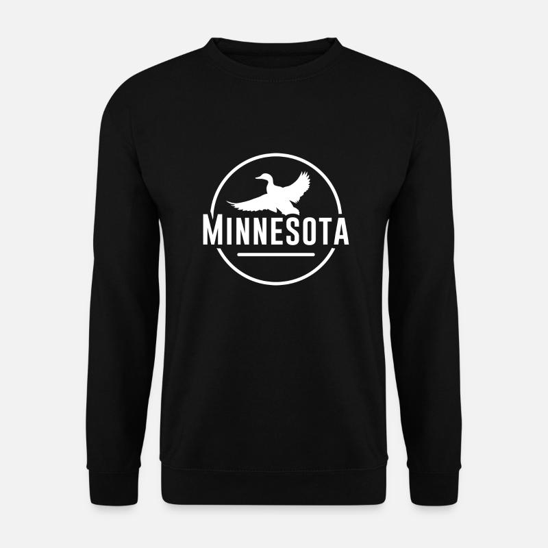 Duck Minnesota Design für stolze Minnesotaner - Unisex Pullover - Schwarz