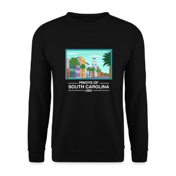 South Carolina Fil-Am Design for Proud Pinoys - Unisex Sweatshirt - black - Front - Alina (178cm) & Michal (187cm)