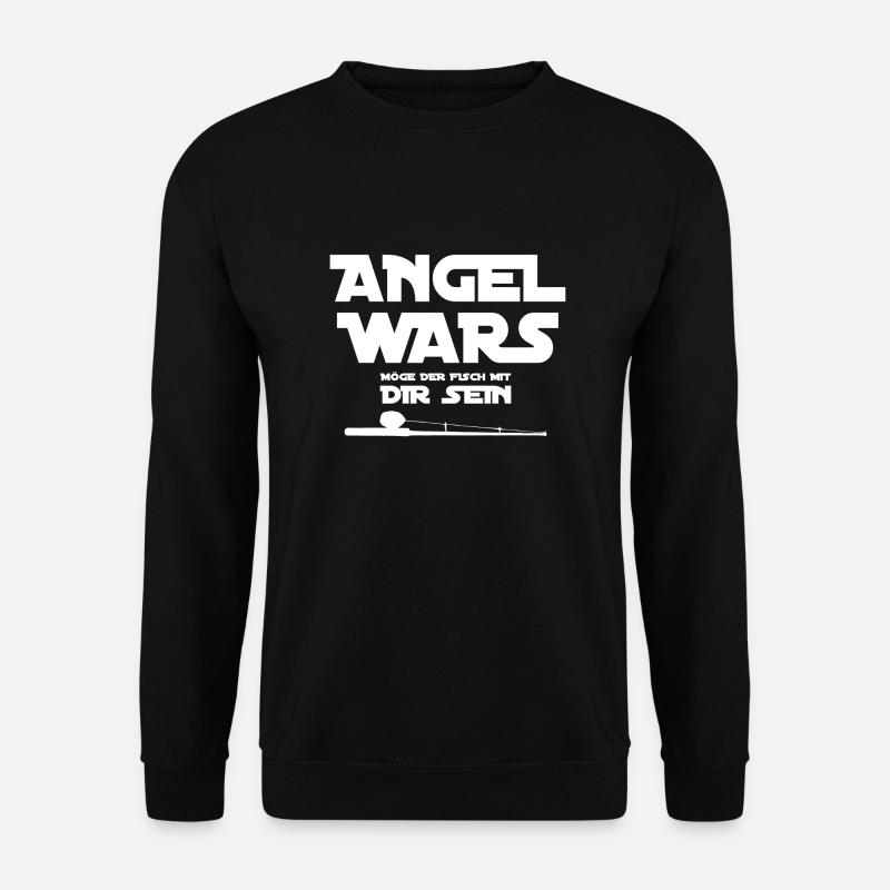 Angler - Unisex Pullover - Schwarz