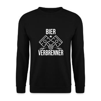 Feiern - Unisex Pullover - Schwarz - Vorne - Alina (178cm) & Michal (187cm)