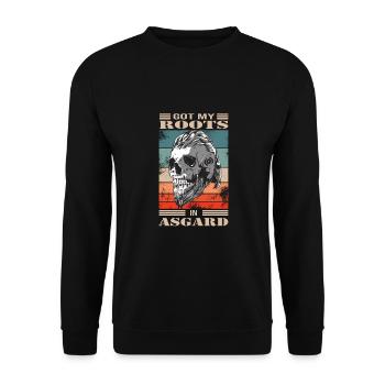 Viking - Sweat-shirt Unisexe - noir - Devant - Alina (178cm) & Michal (187cm)